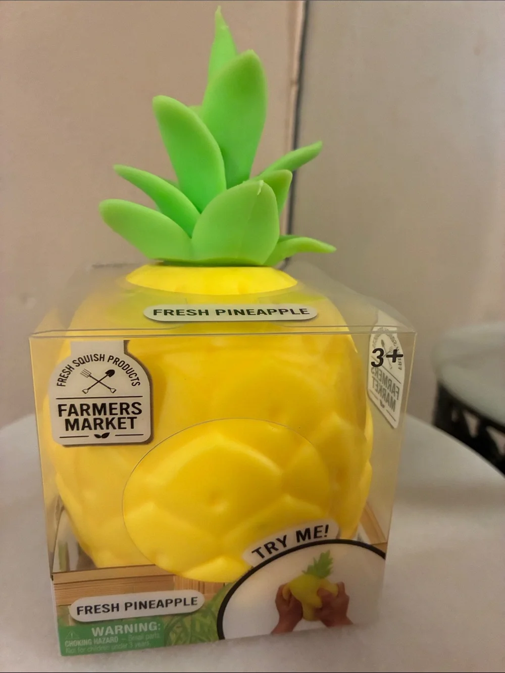 Fresh Pineapple Yellow Squishy Stress Toy